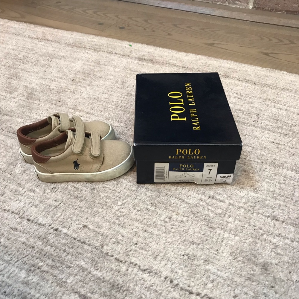 Polo Ralph Lauren toddler size 7 shoes